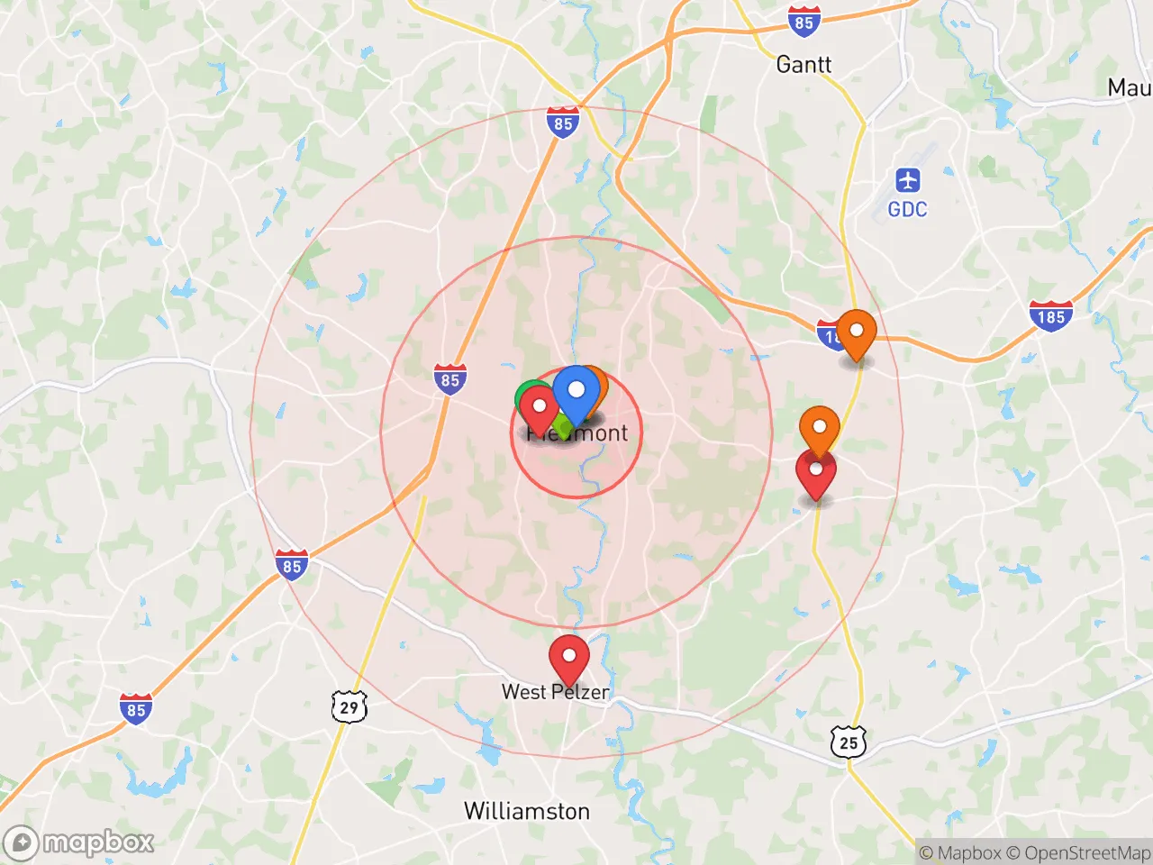 Hood Index scan area
