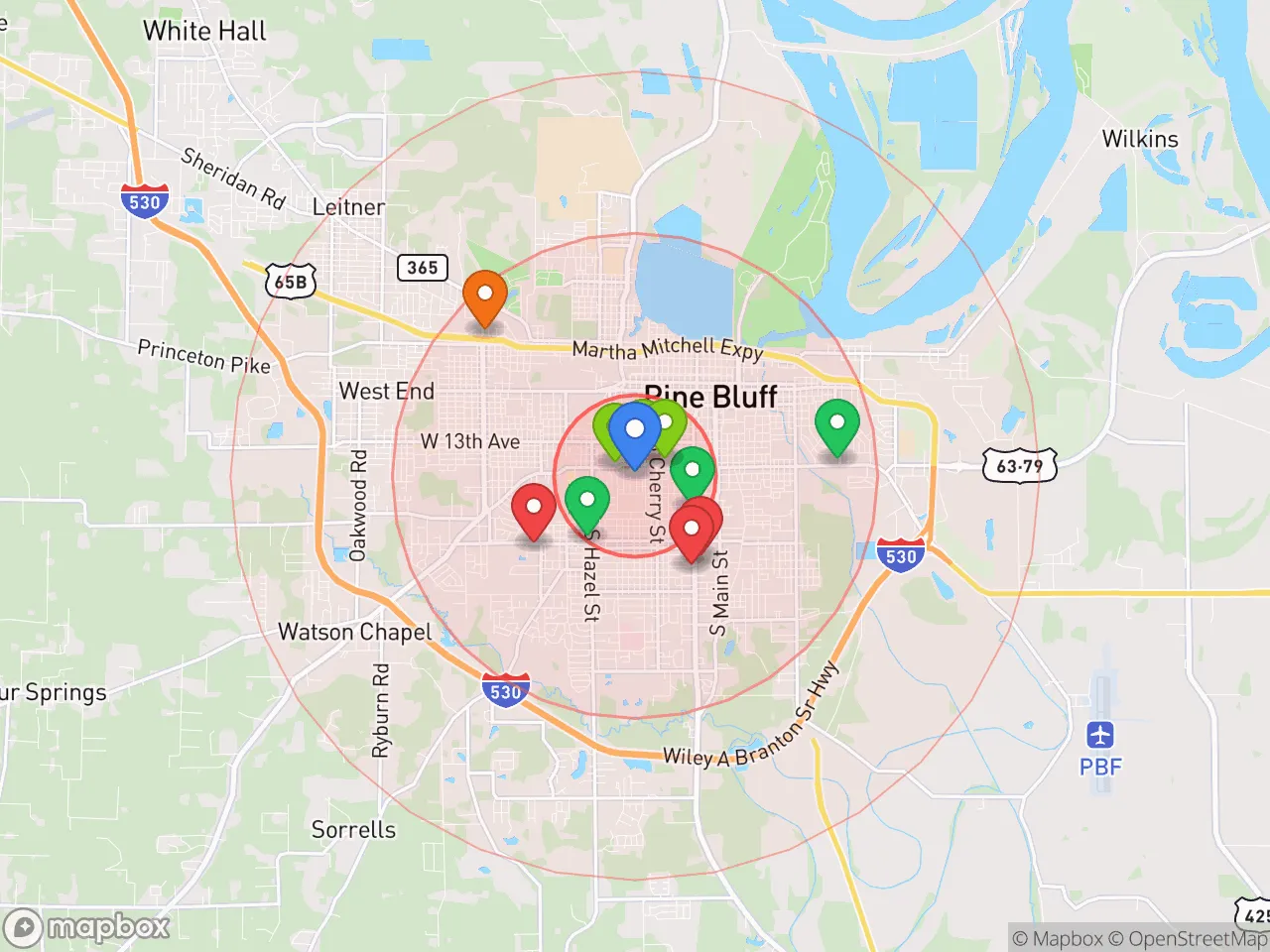 Hood Index scan area