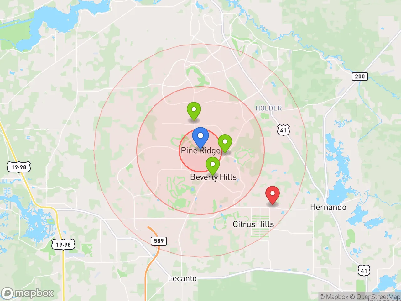 Hood Index scan area