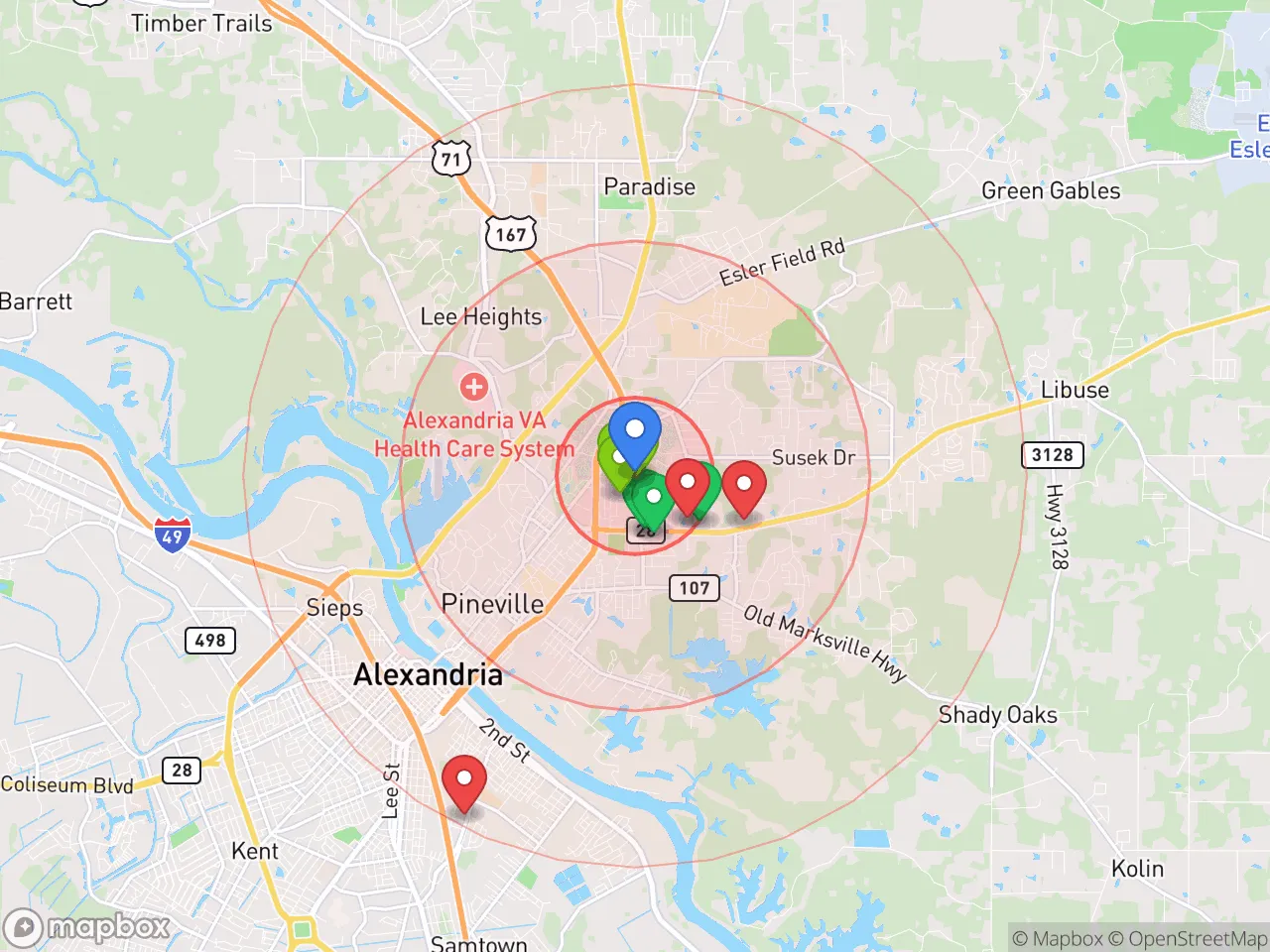 Hood Index scan area