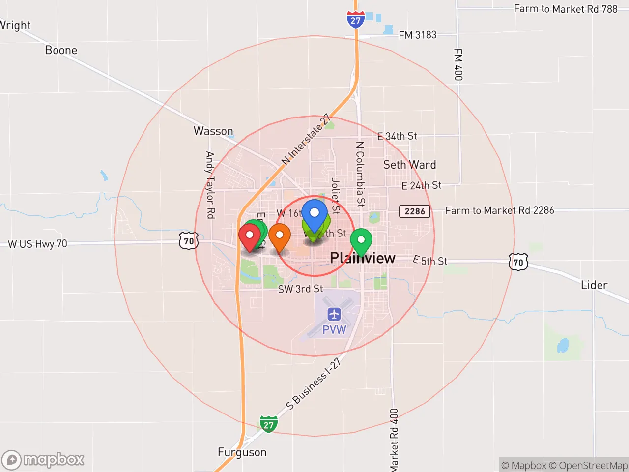 Hood Index scan area