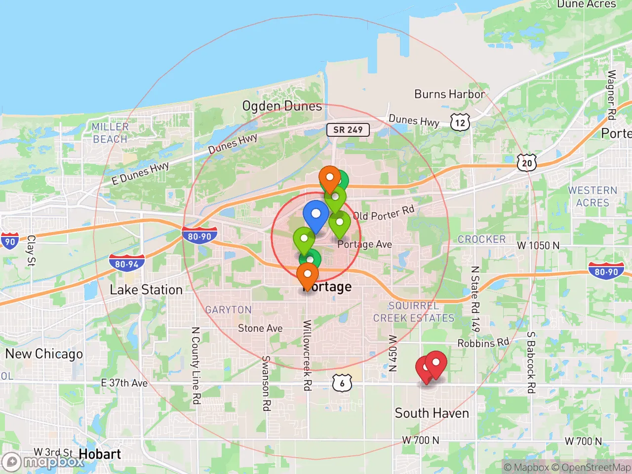 Hood Index scan area