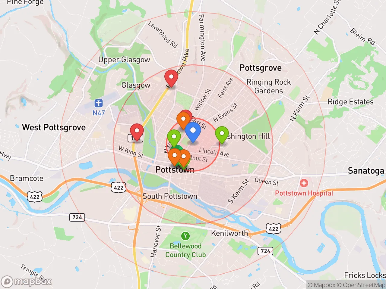 Hood Index scan area