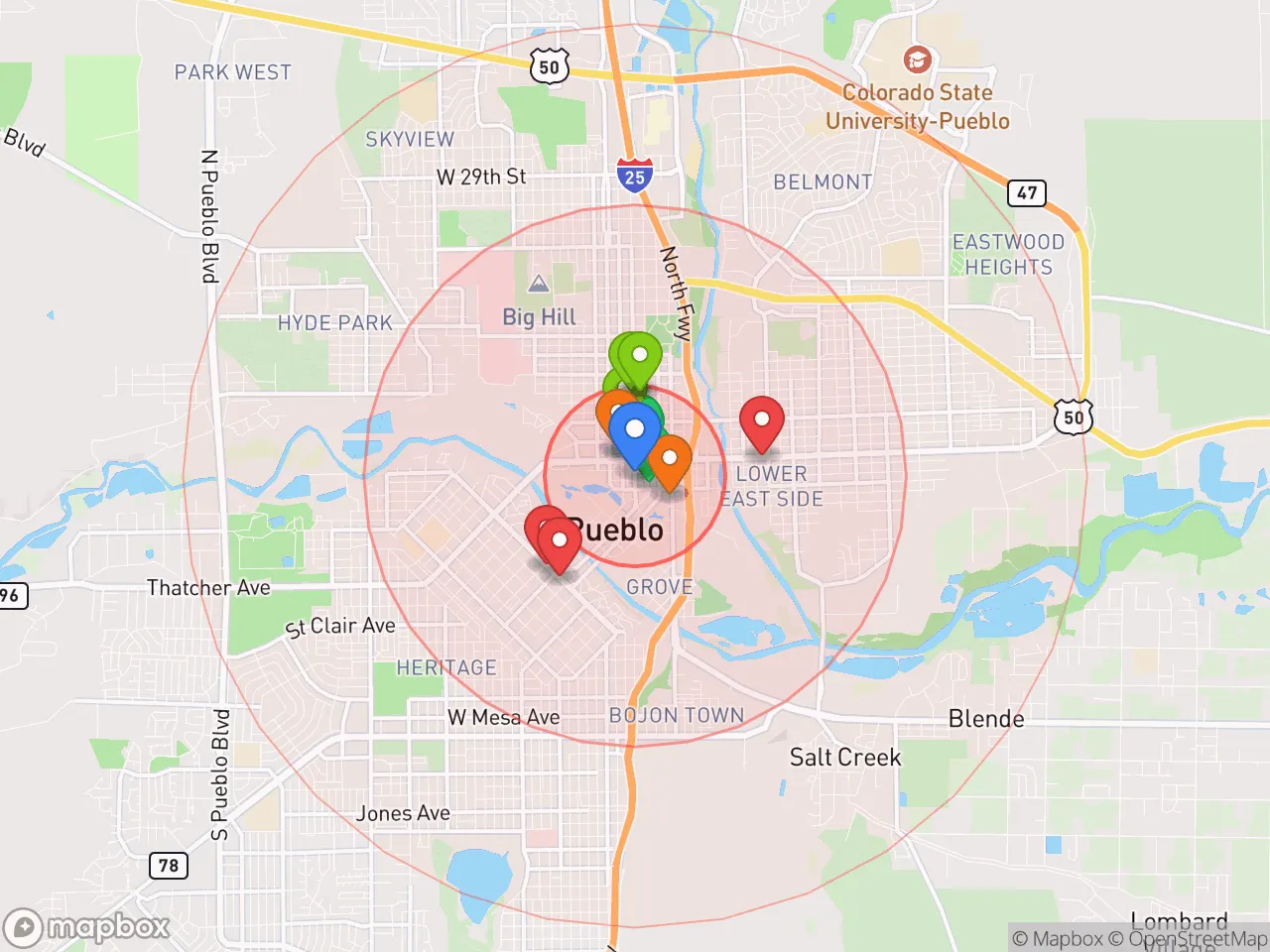 Hood Index scan area