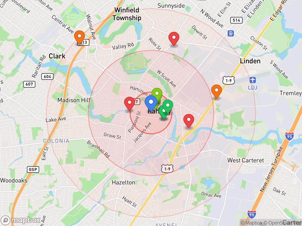 Hood Index scan area