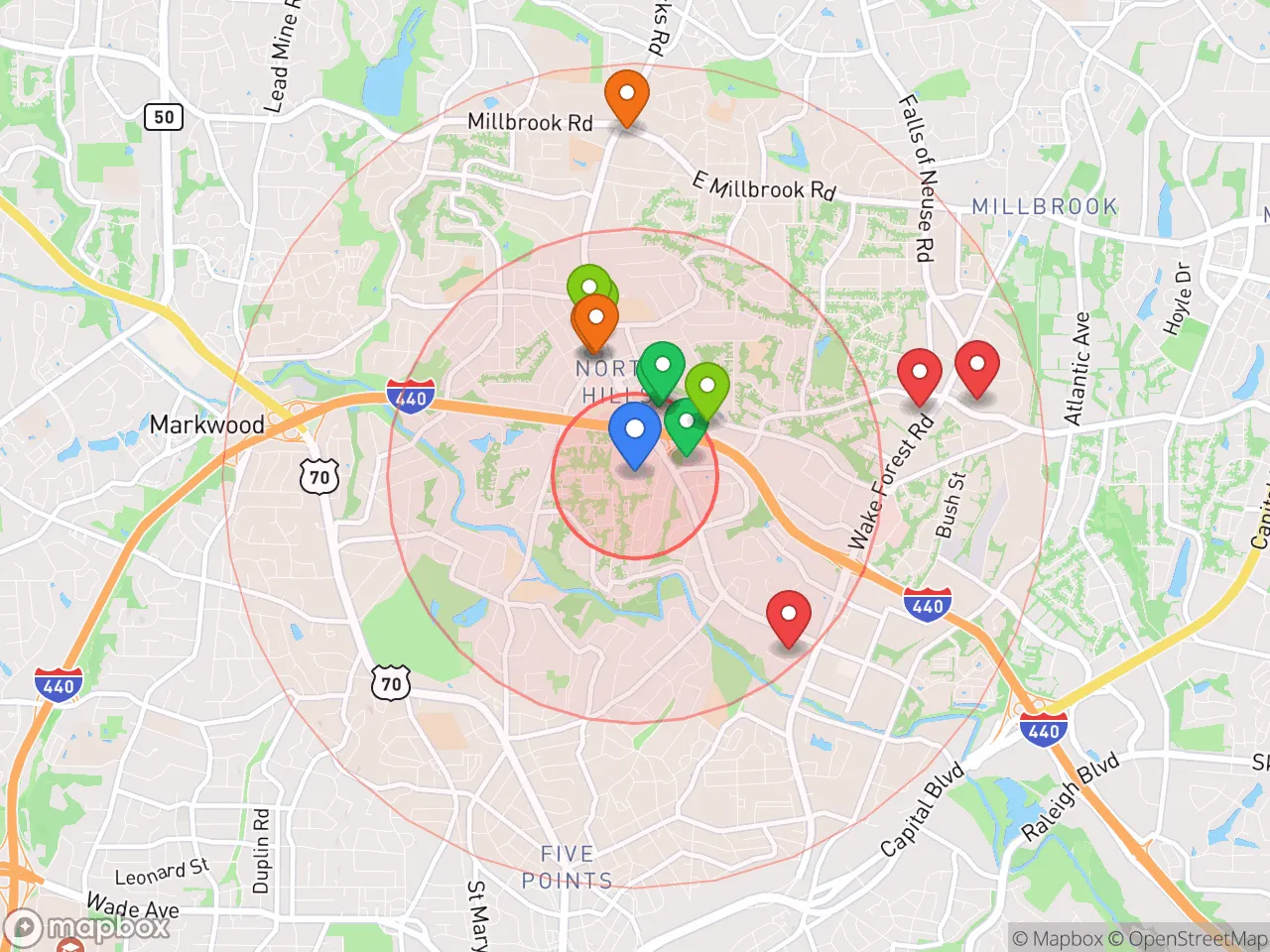 Hood Index scan area