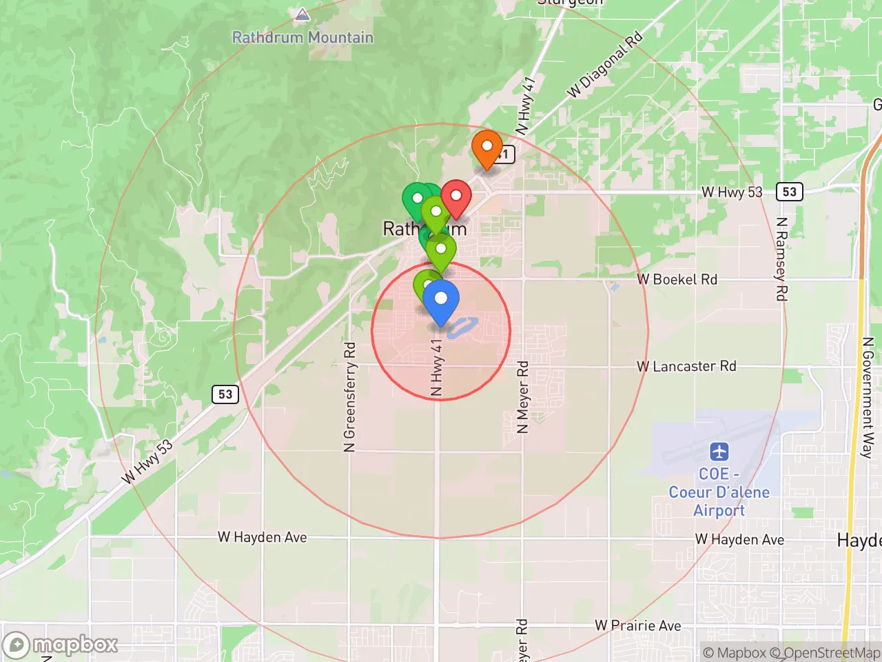 Hood Index scan area