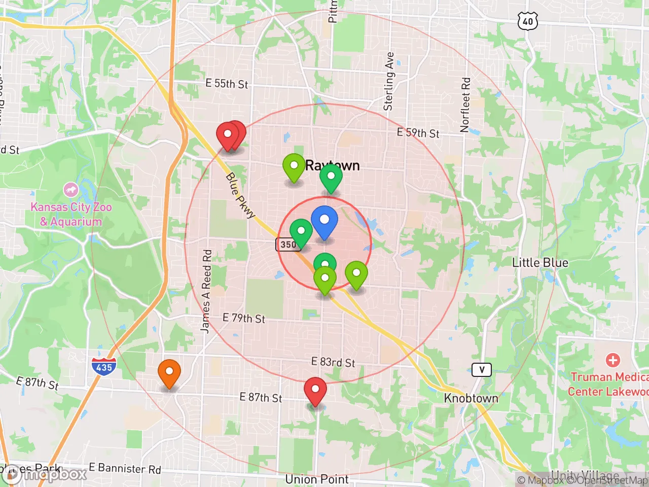 Hood Index scan area