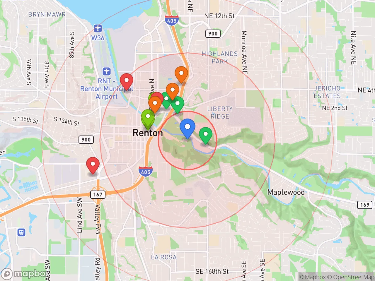 Hood Index scan area