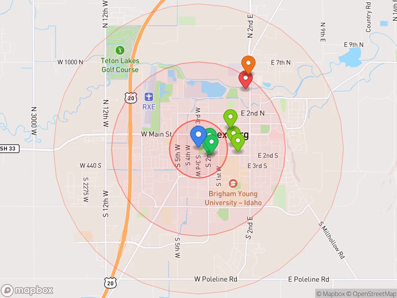 Hood Index scan area