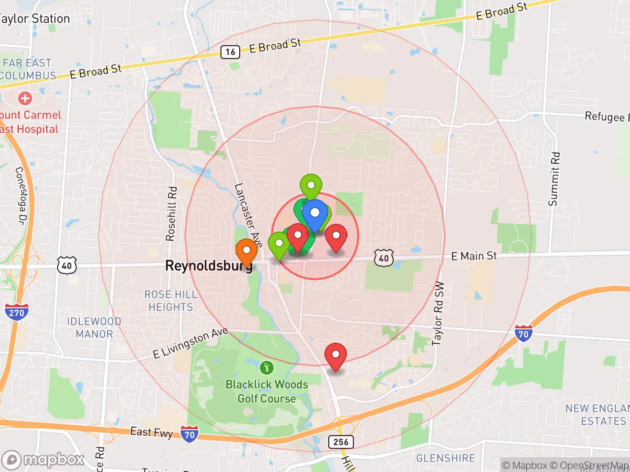 Hood Index scan area