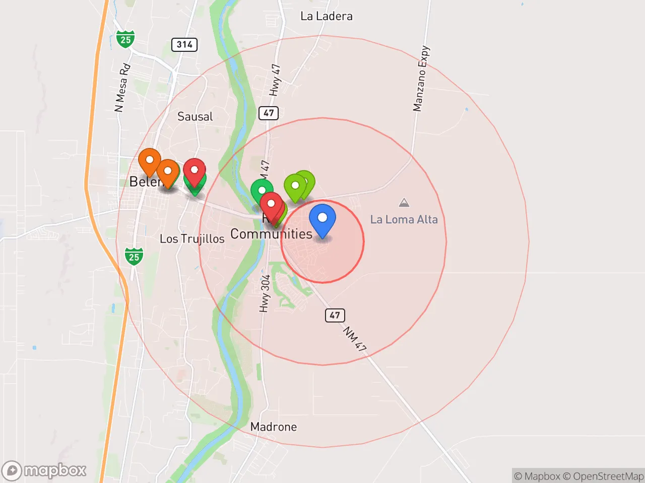 Hood Index scan area