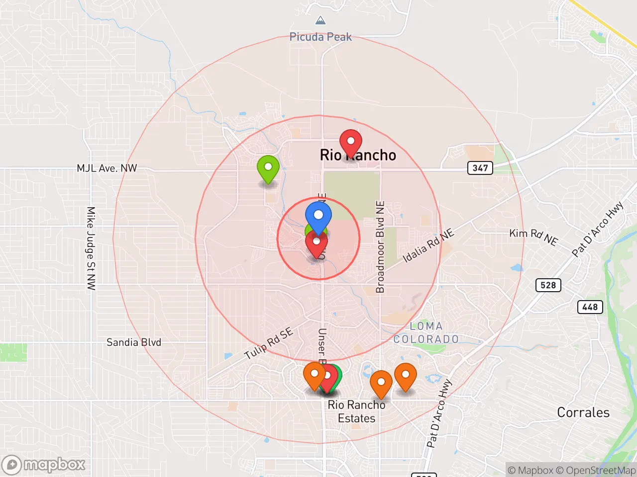 Hood Index scan area
