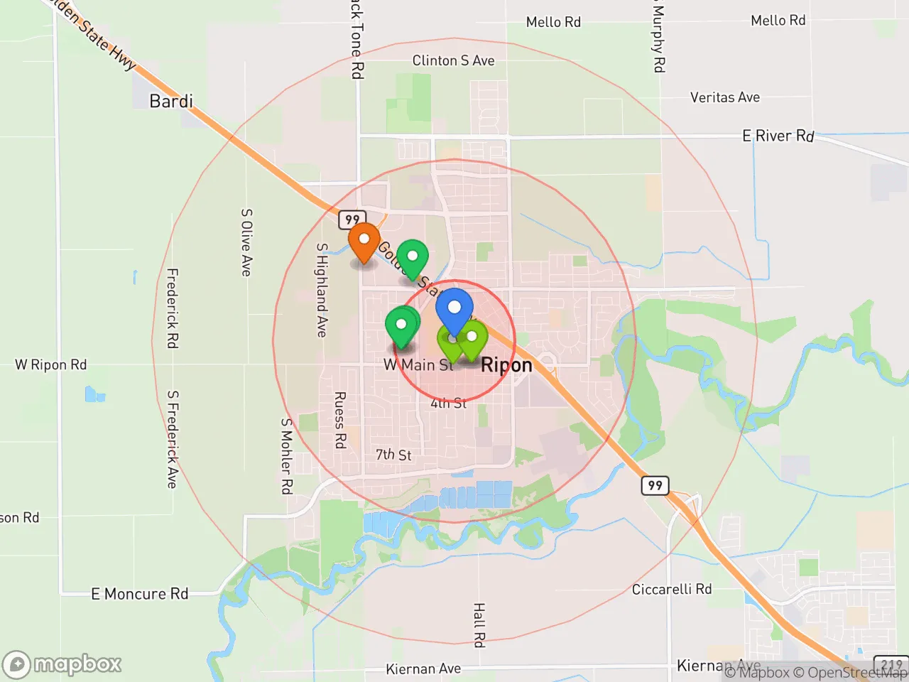 Hood Index scan area