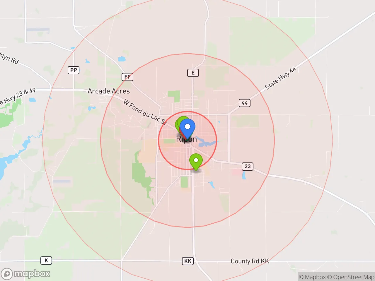 Hood Index scan area