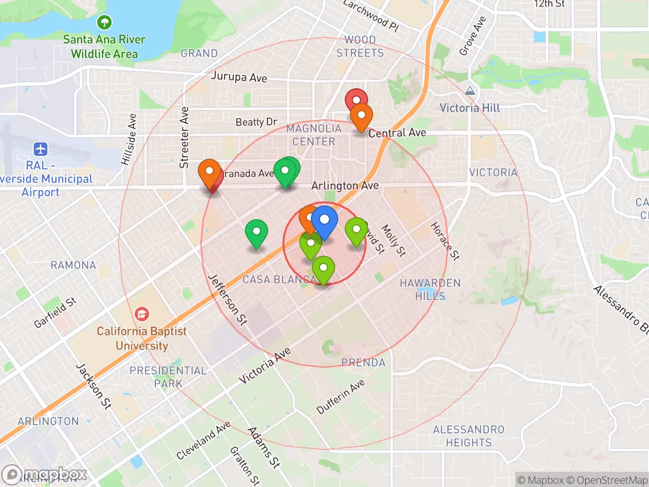 Hood Index scan area