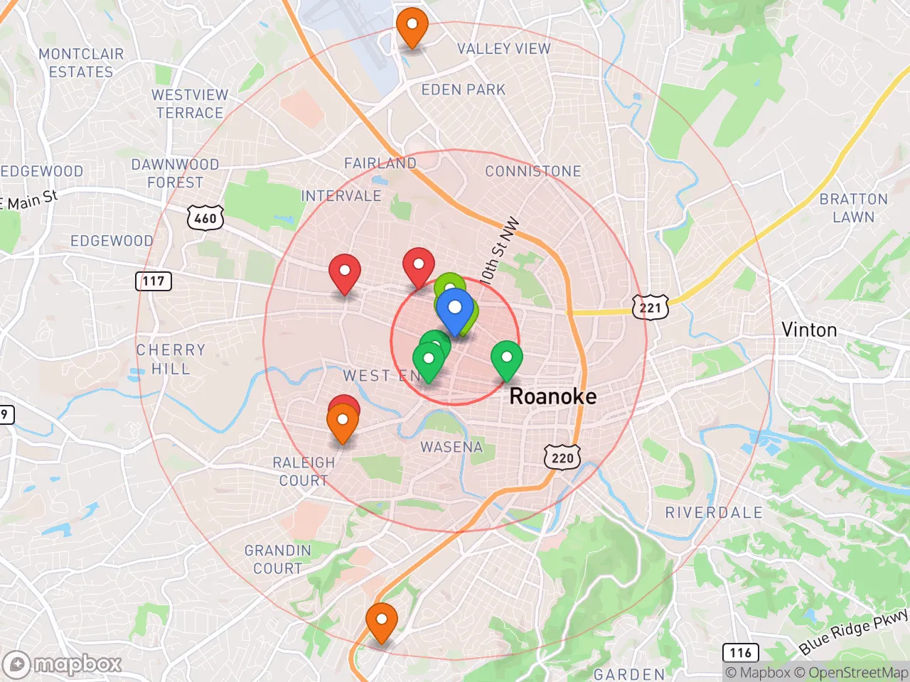 Hood Index scan area