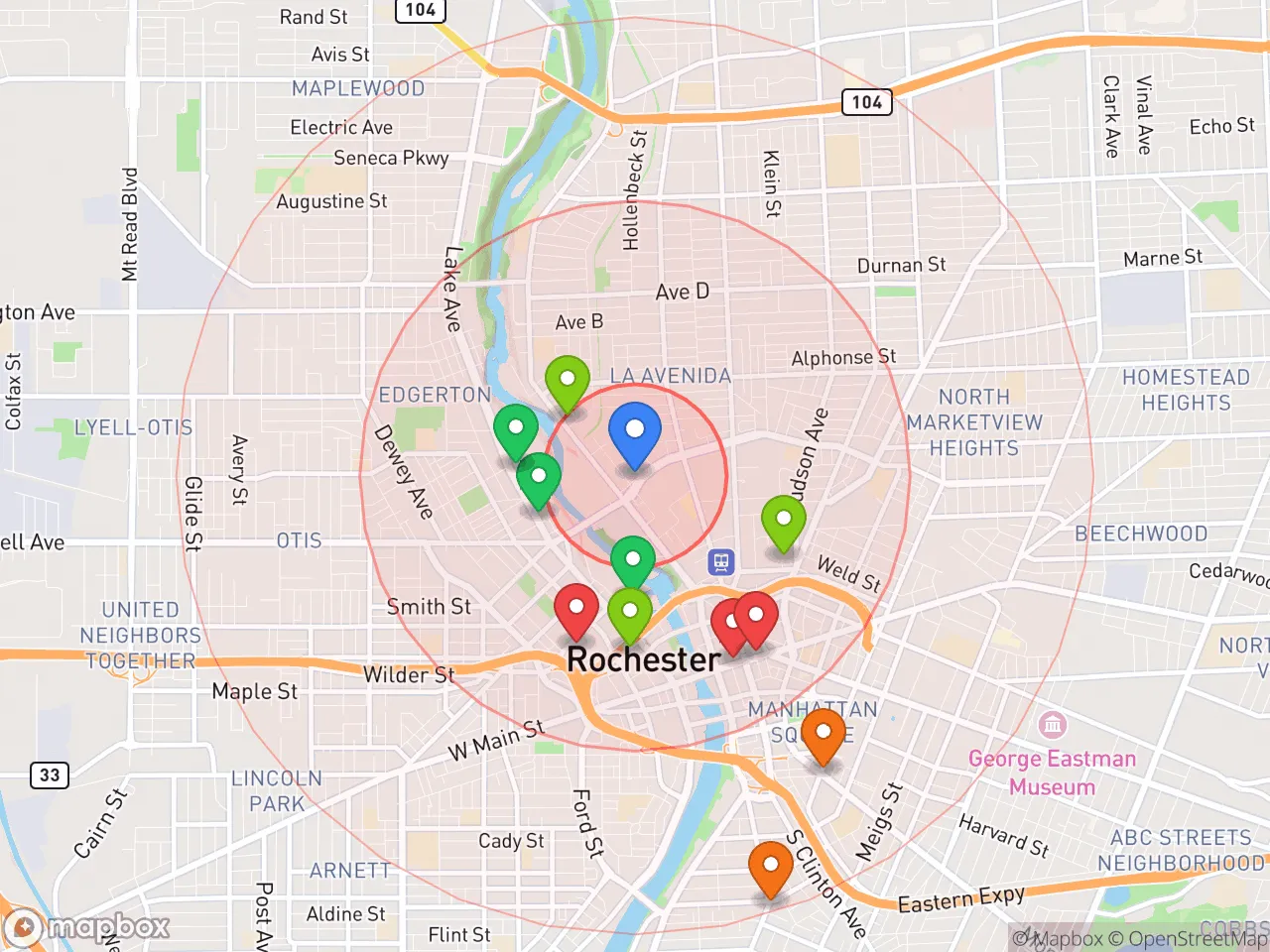 Hood Index scan area