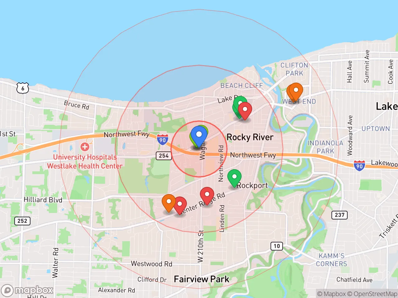 Hood Index scan area