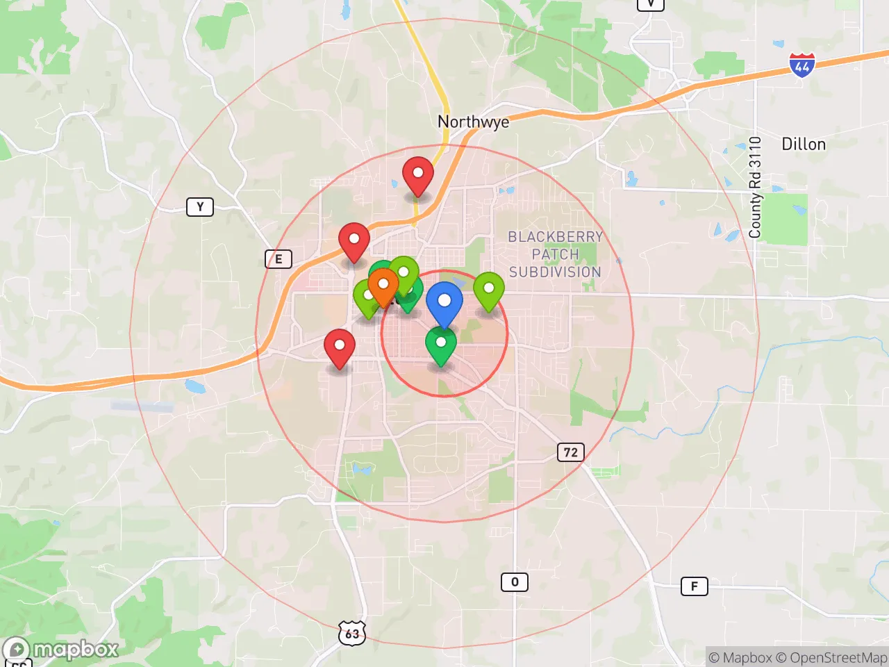 Hood Index scan area