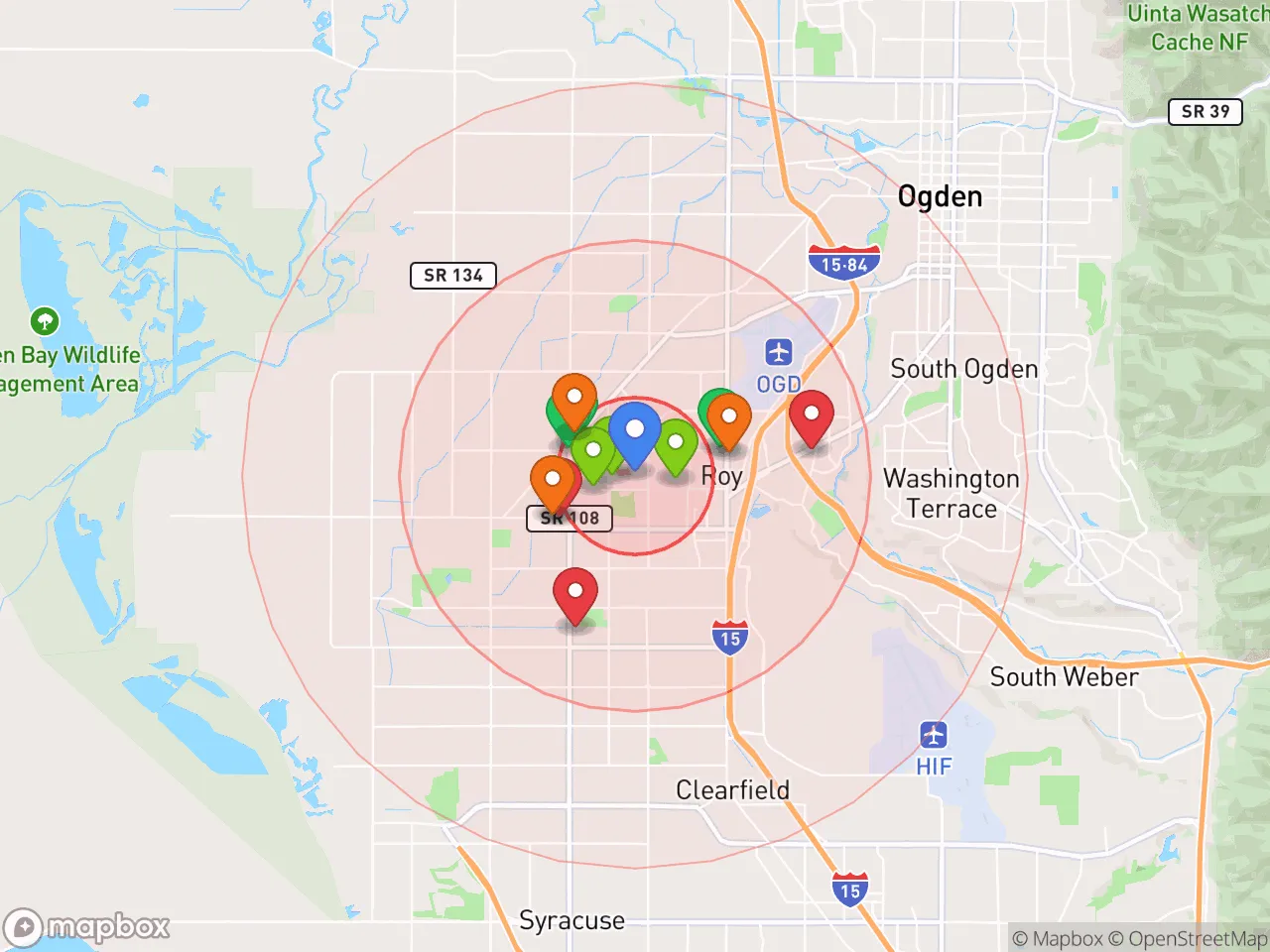 Hood Index scan area