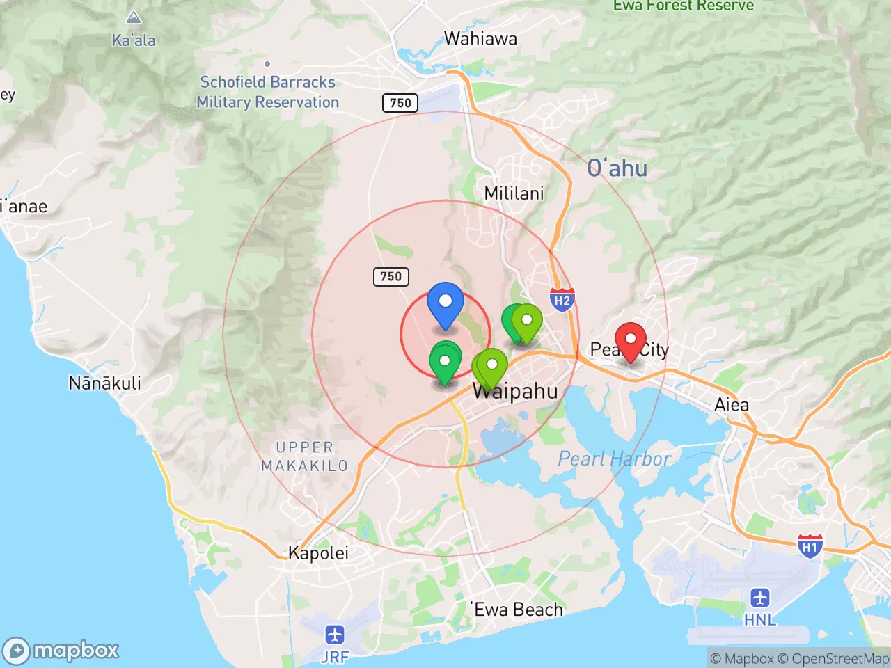 Hood Index scan area