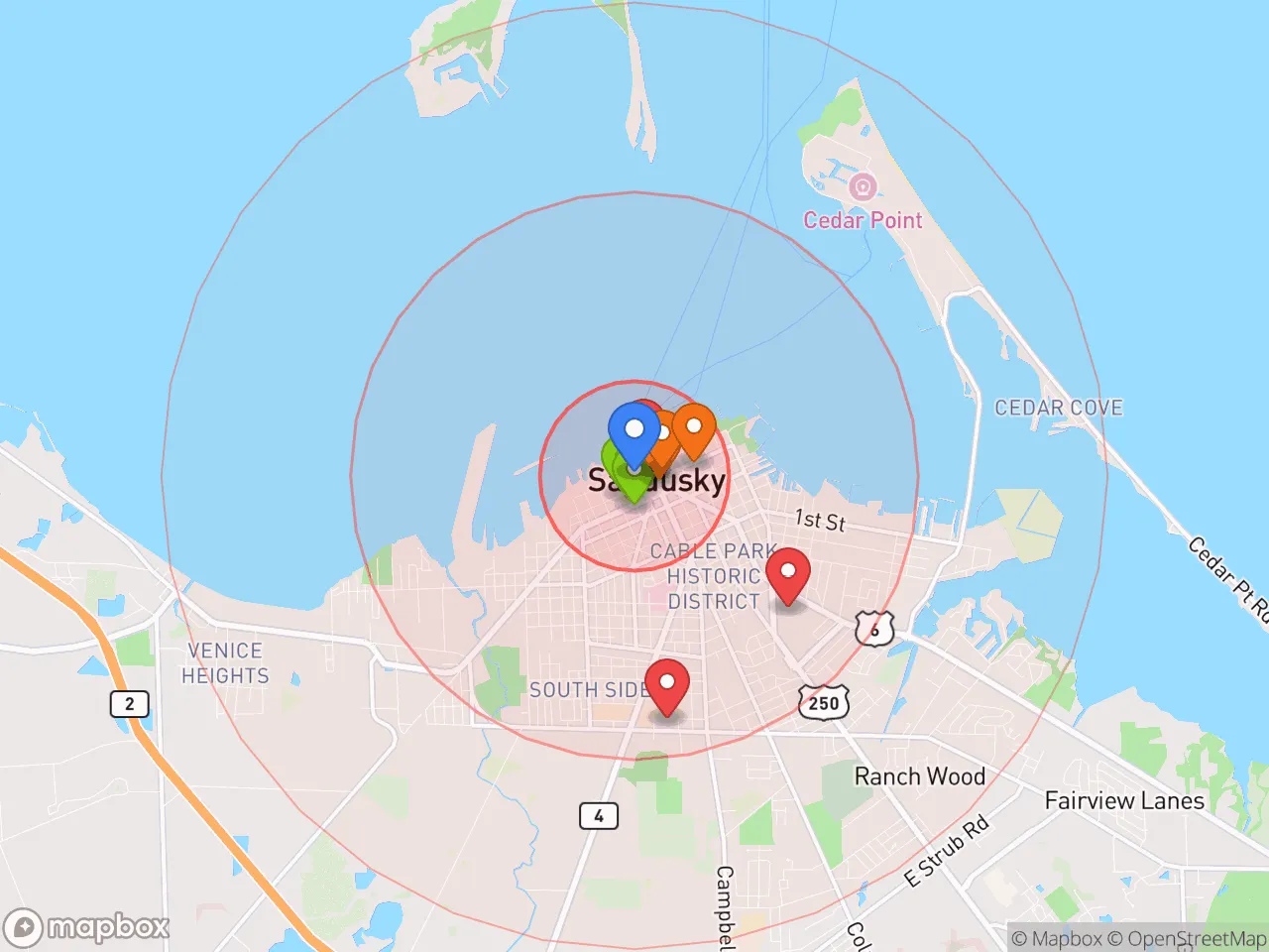 Hood Index scan area