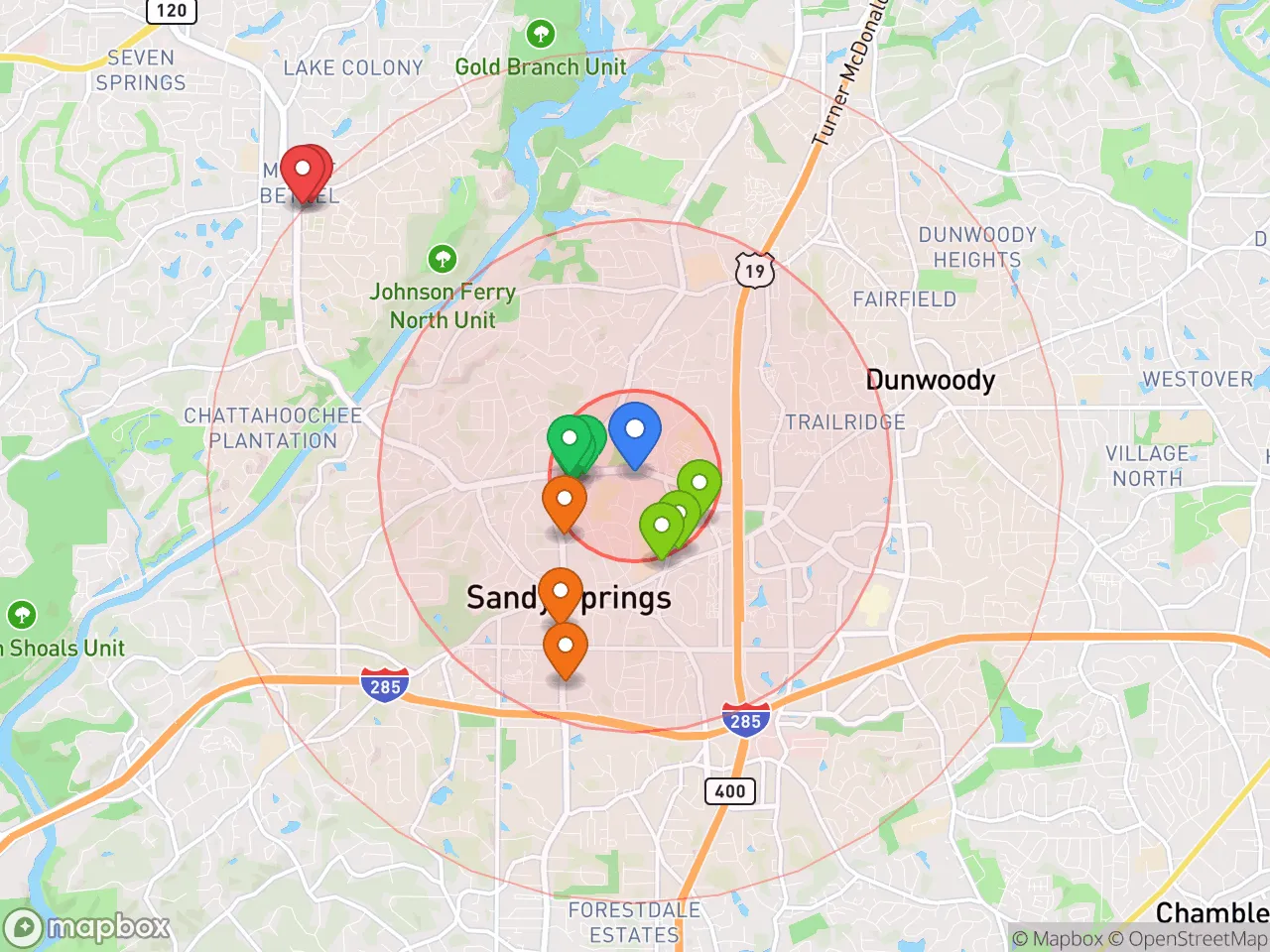 Hood Index scan area