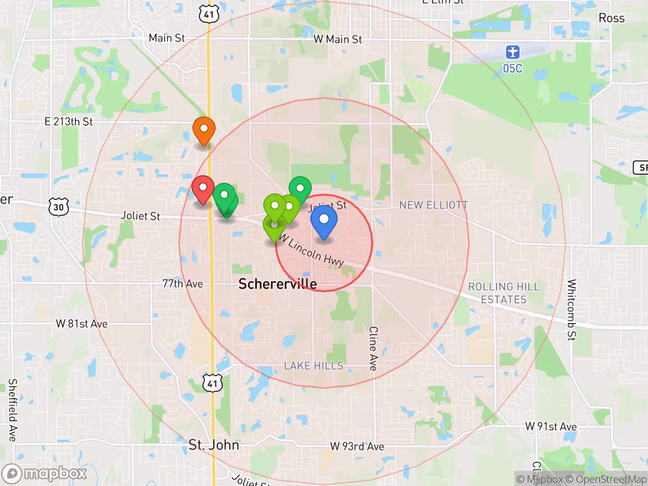 Hood Index scan area