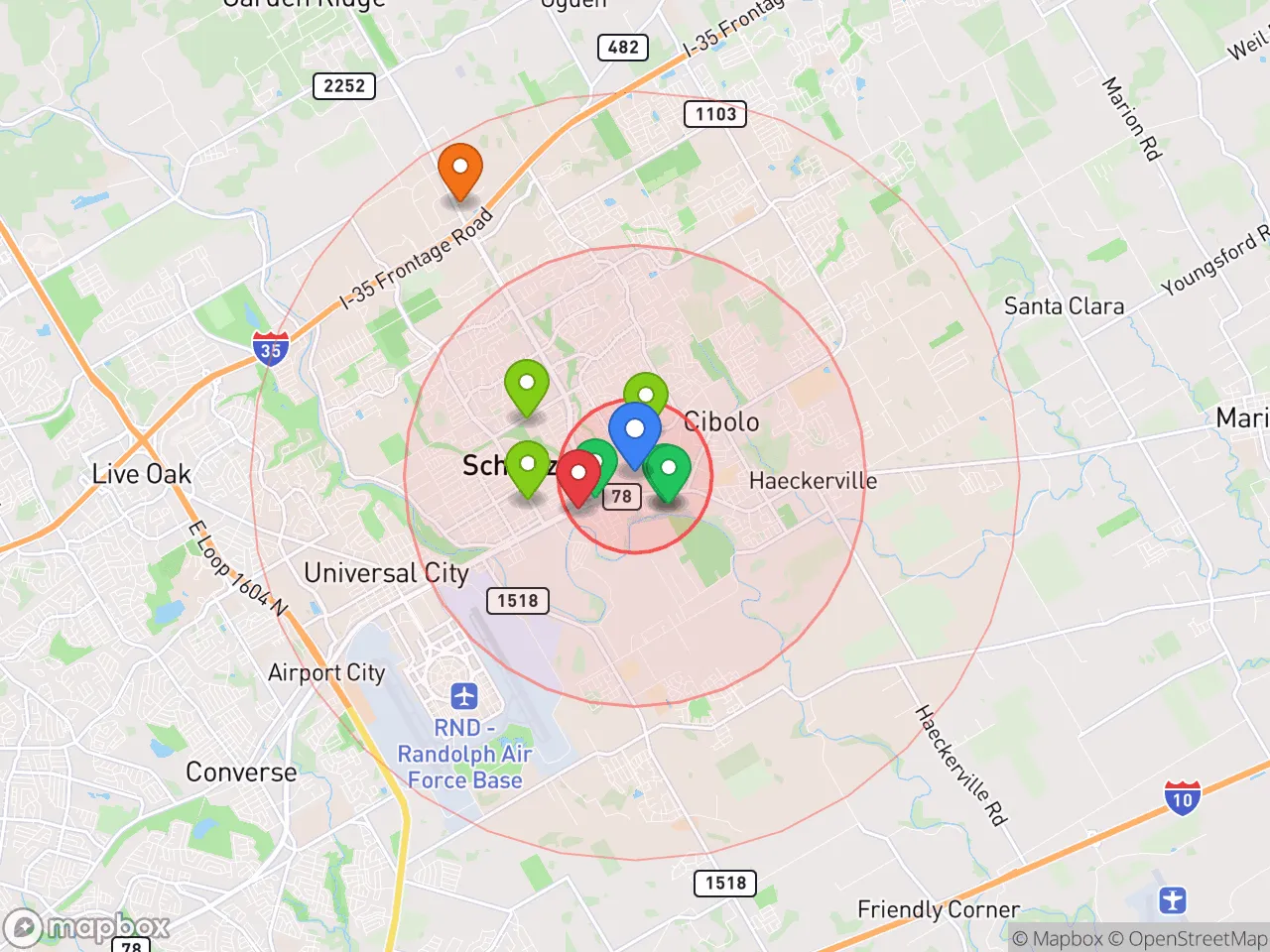 Hood Index scan area