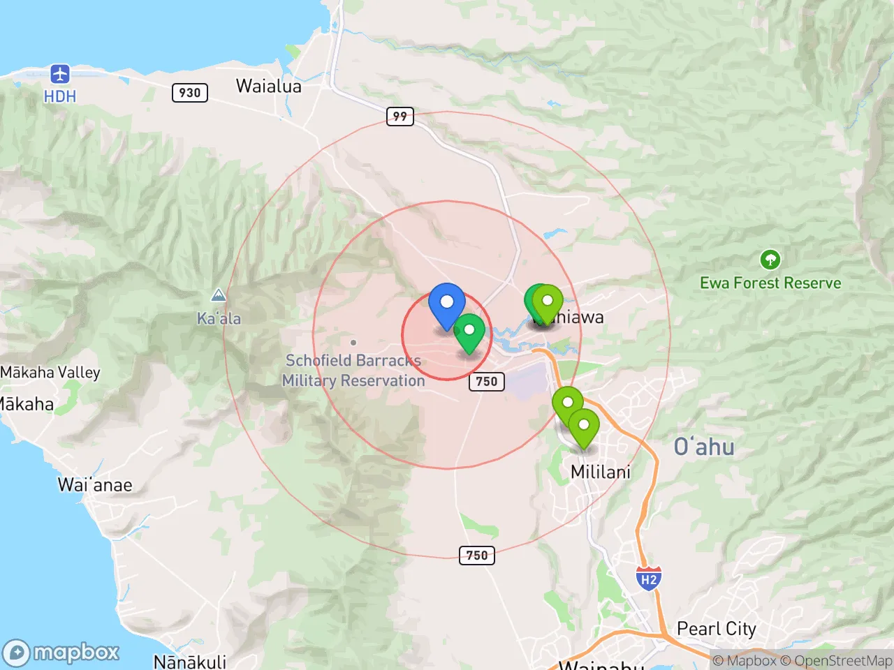 Hood Index scan area