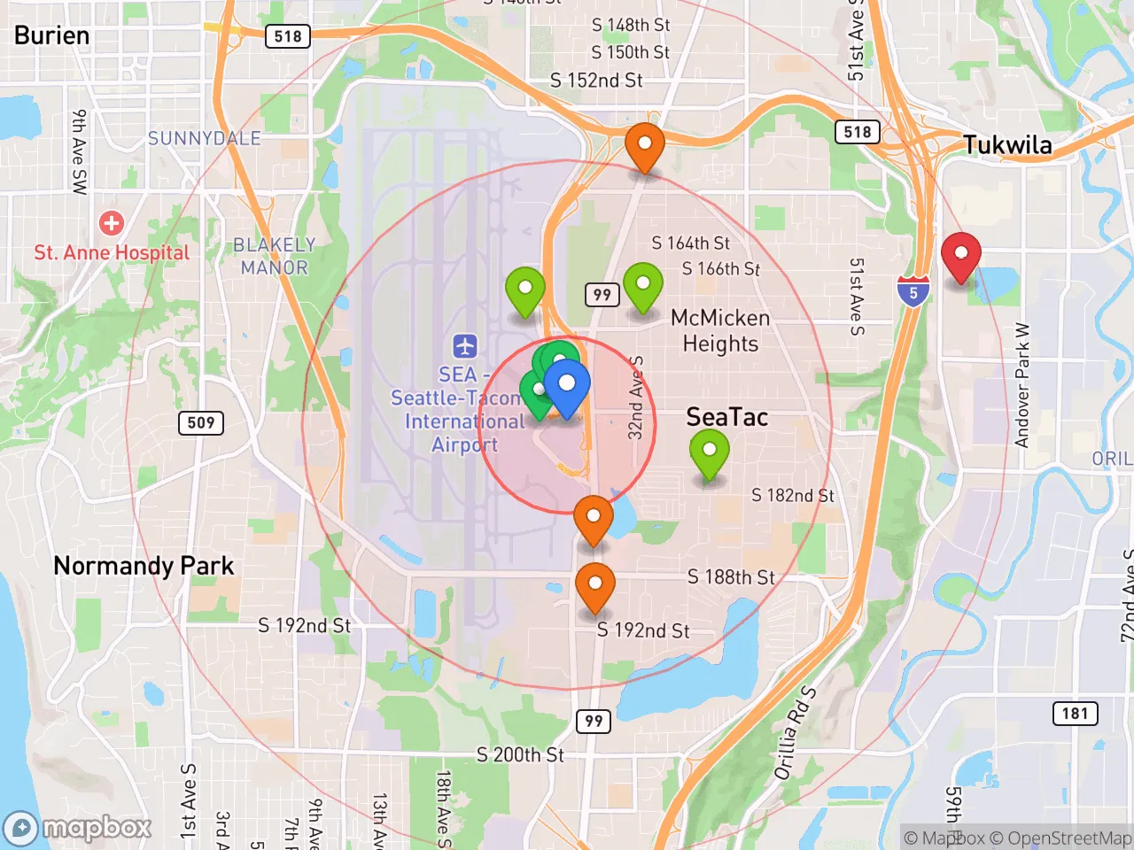 Hood Index scan area