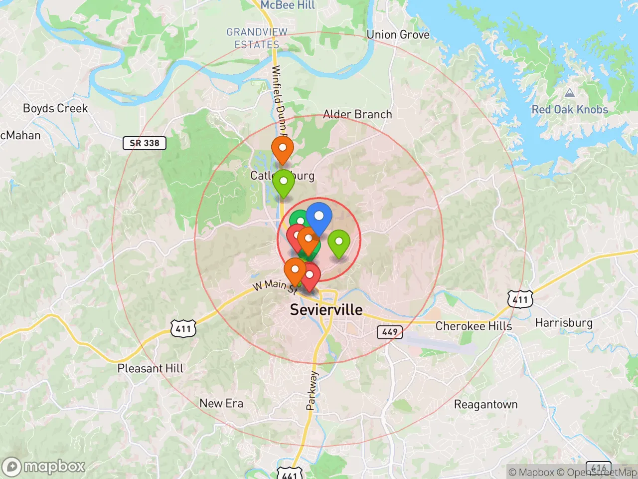 Hood Index scan area