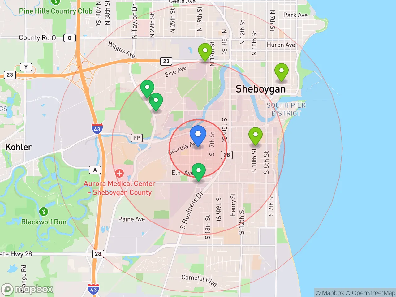Hood Index scan area