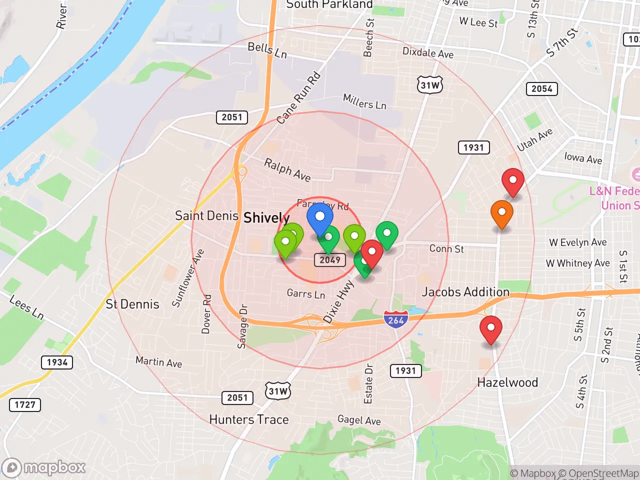 Hood Index scan area