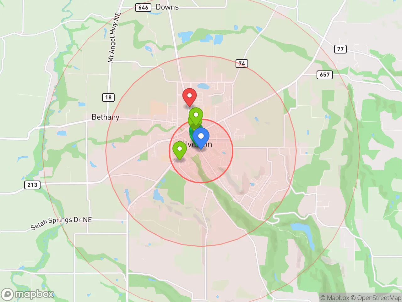 Hood Index scan area