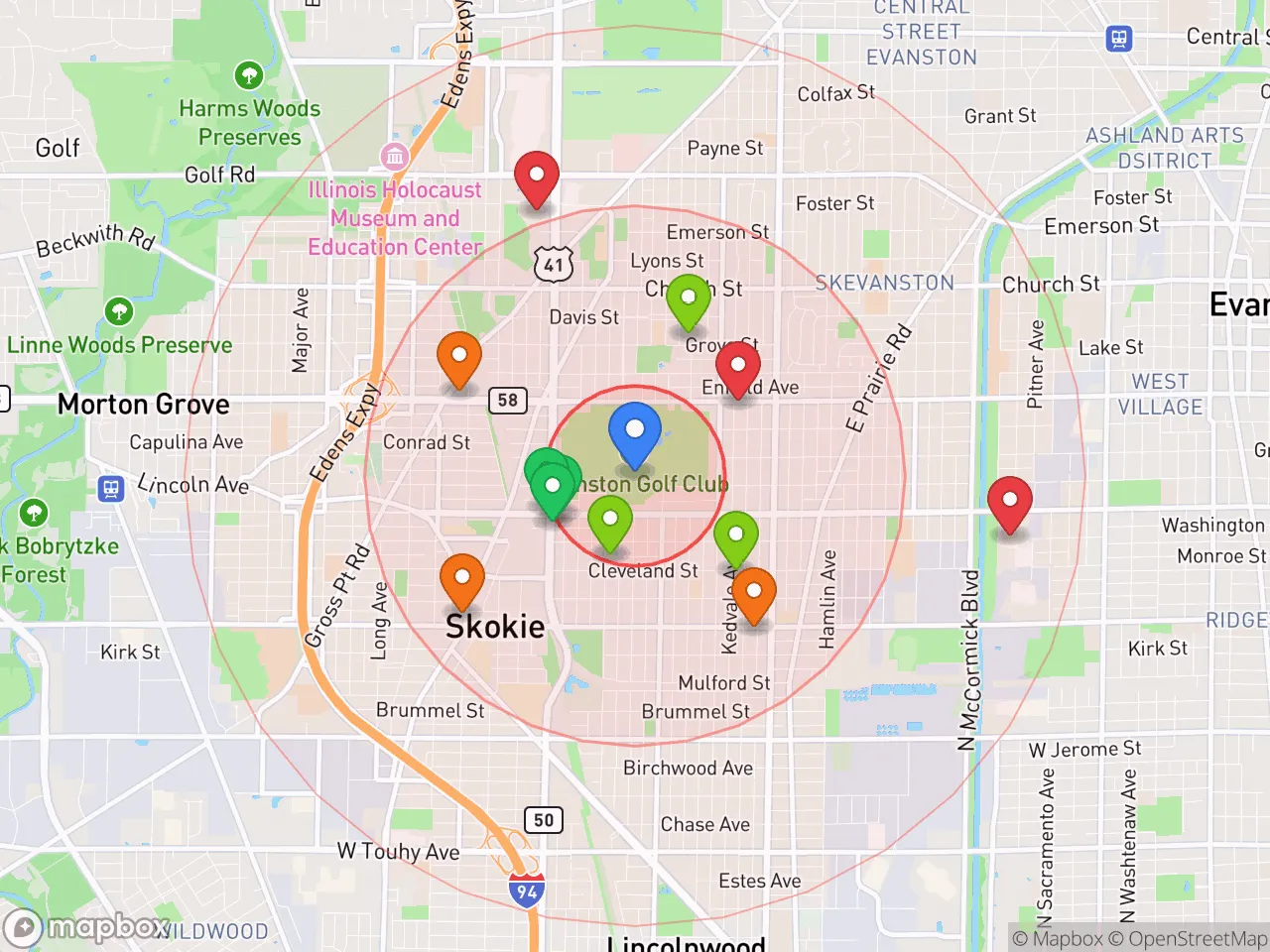 Hood Index scan area