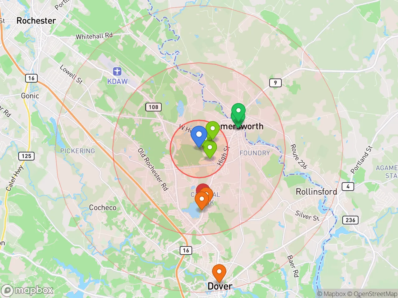 Hood Index scan area