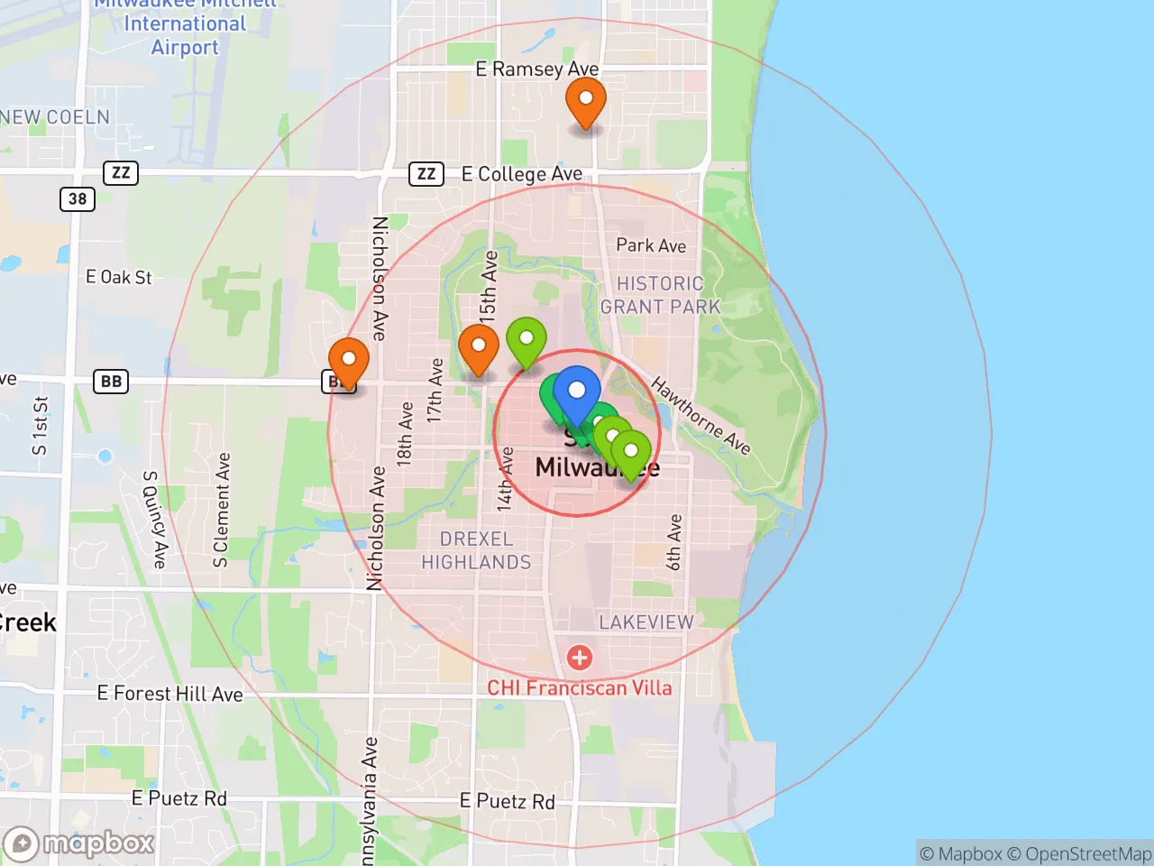 Hood Index scan area