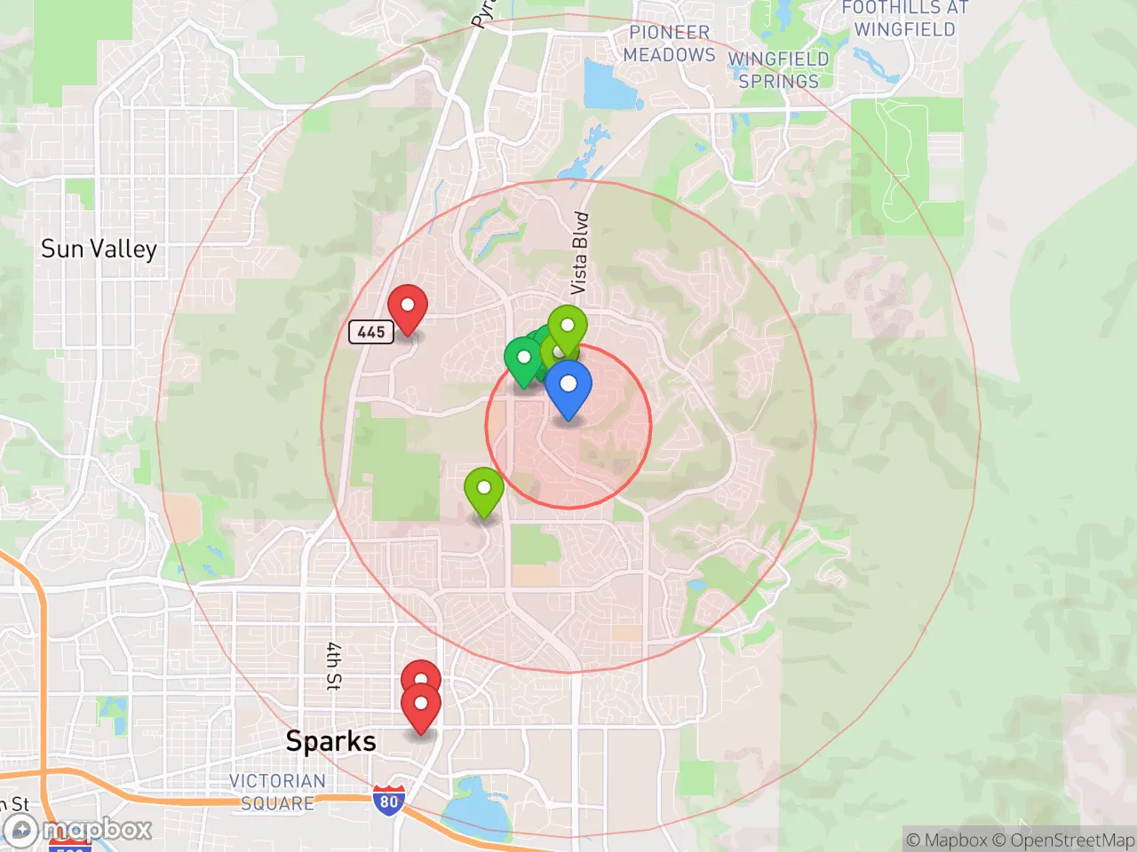 Hood Index scan area