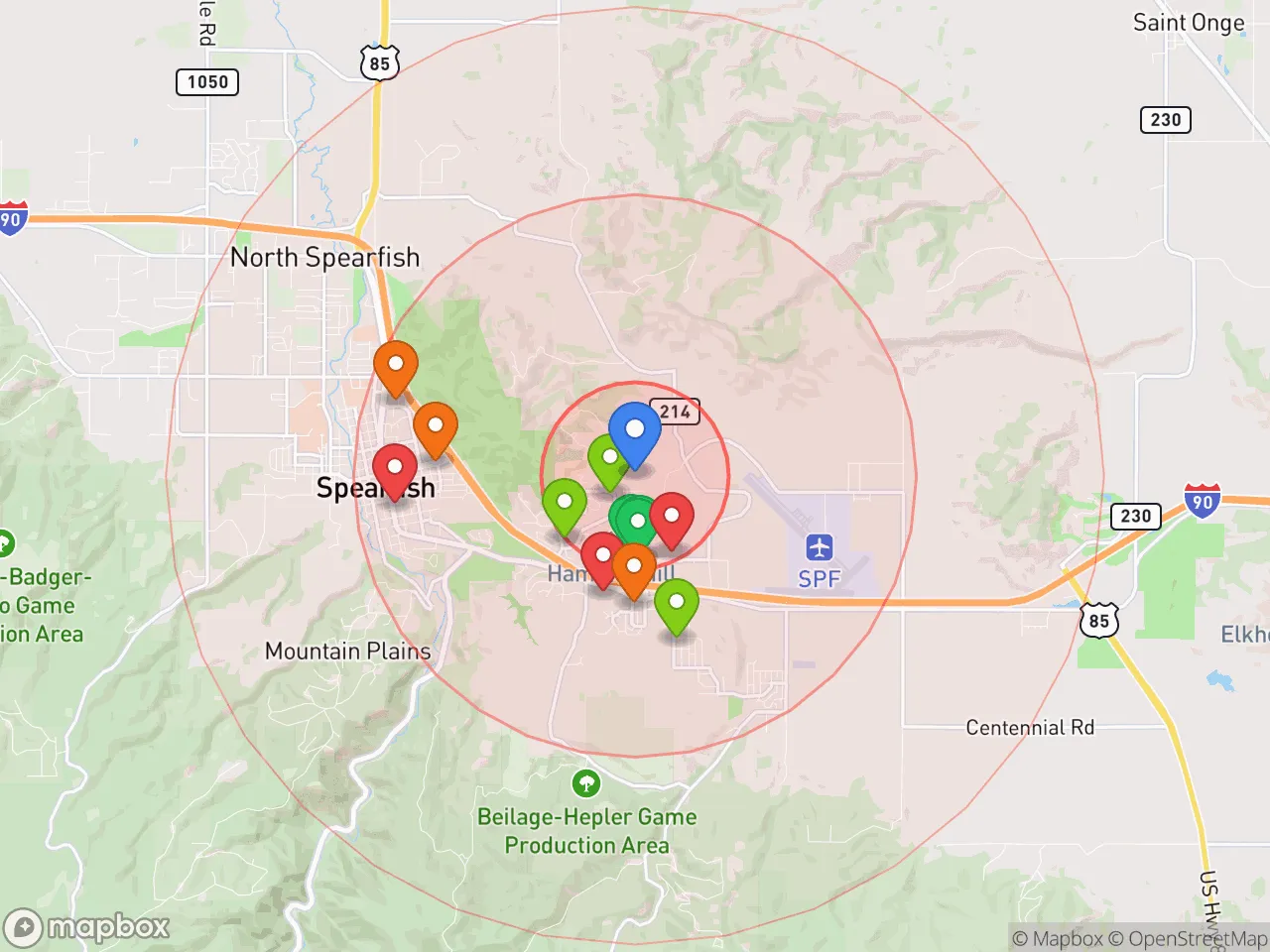 Hood Index scan area