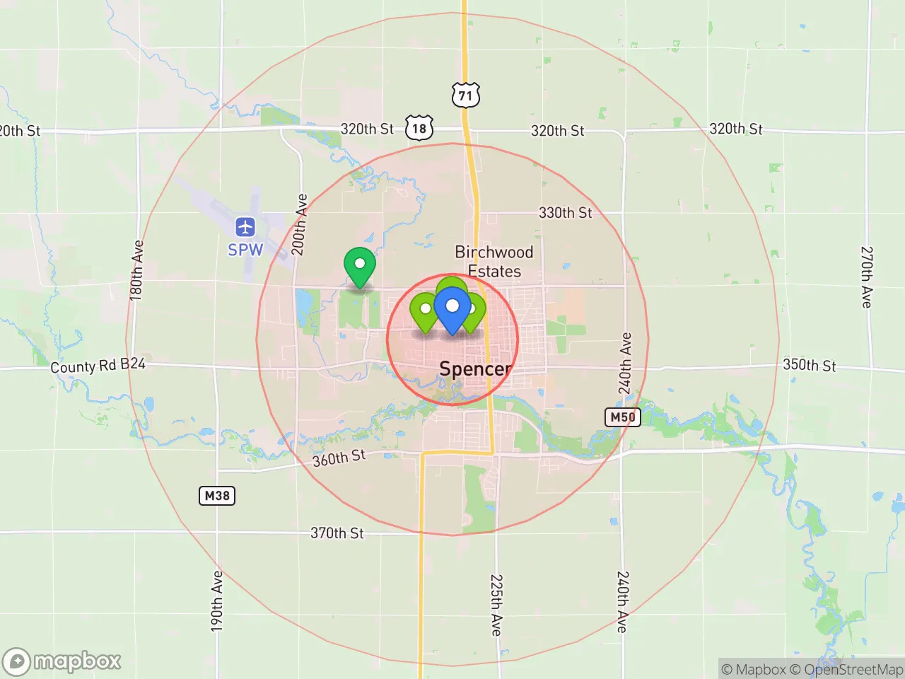 Hood Index scan area