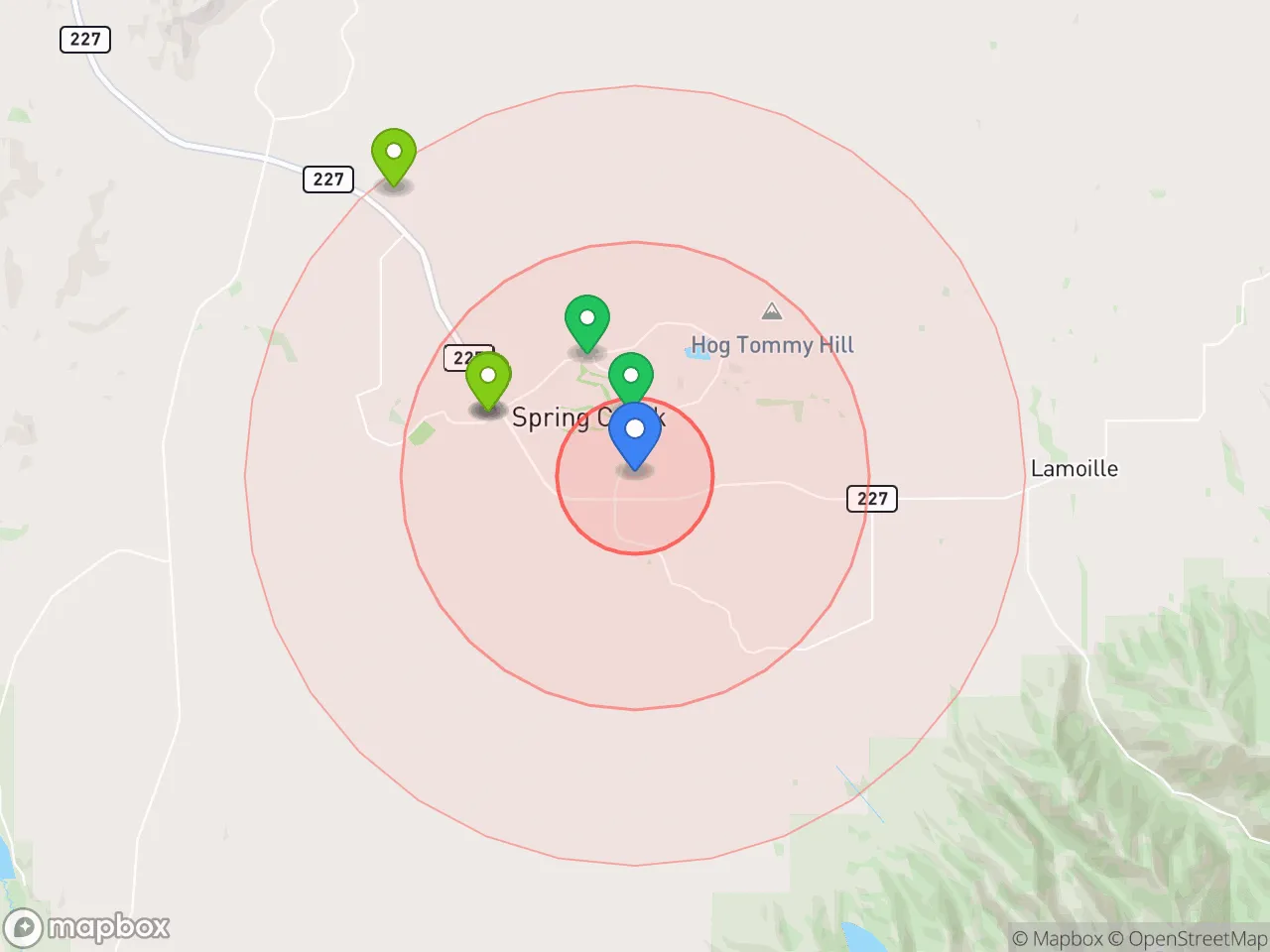 Hood Index scan area