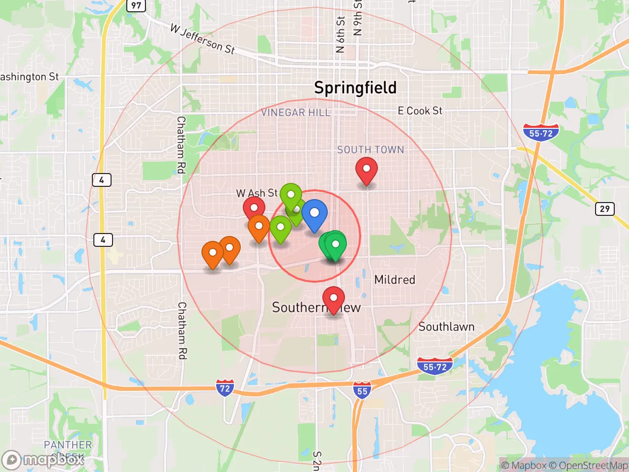 Hood Index scan area