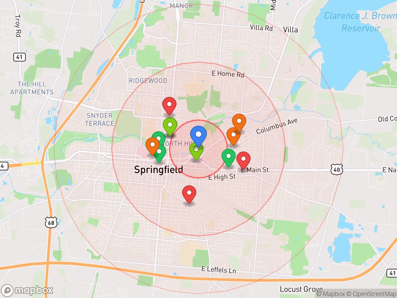 Hood Index scan area