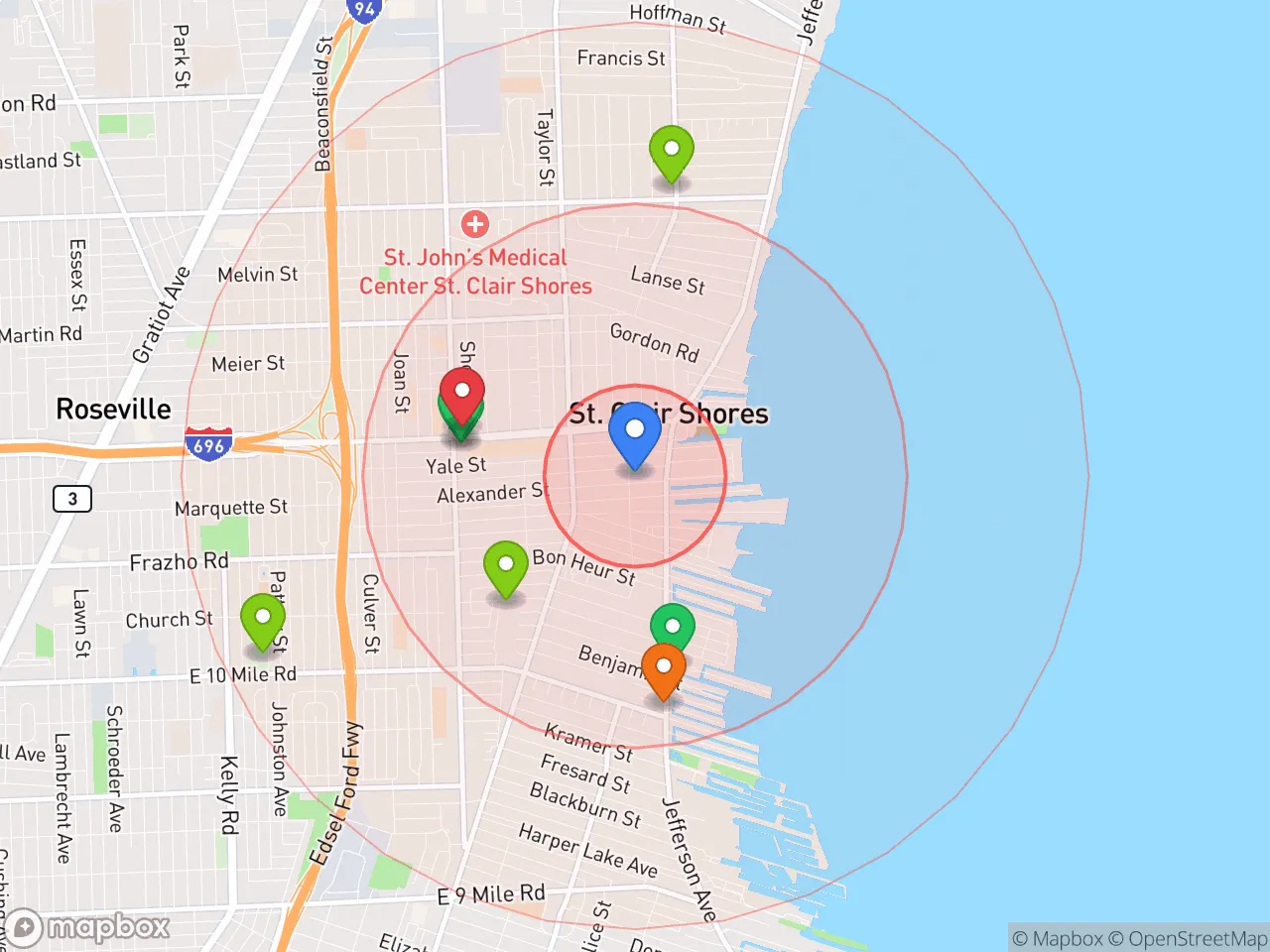 Hood Index scan area