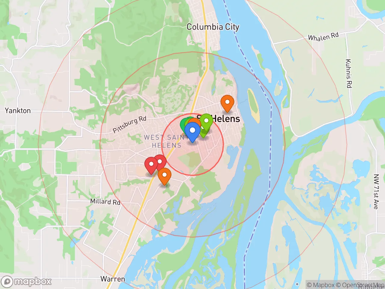 Hood Index scan area