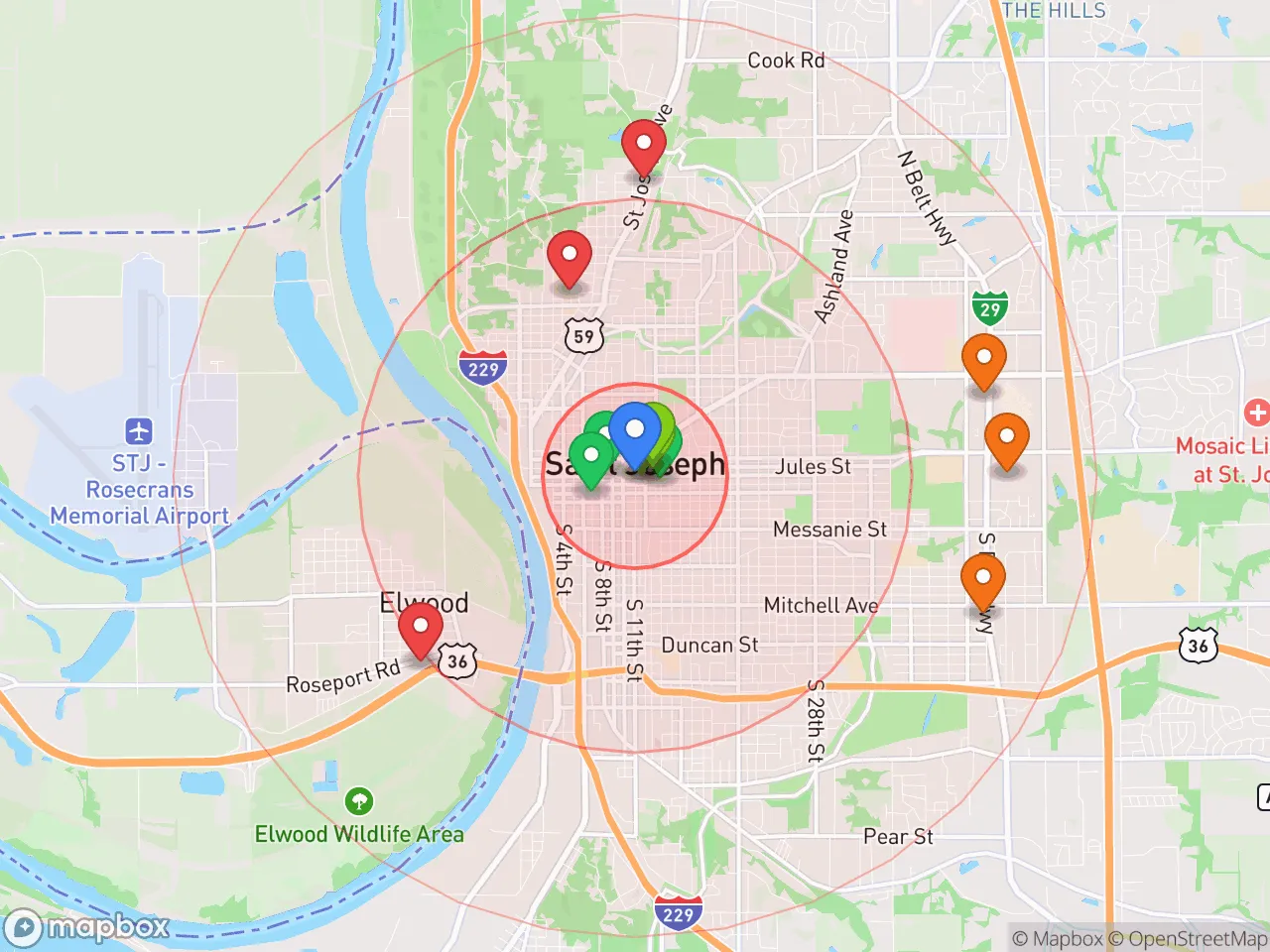 Hood Index scan area