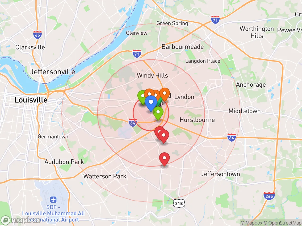 Hood Index scan area