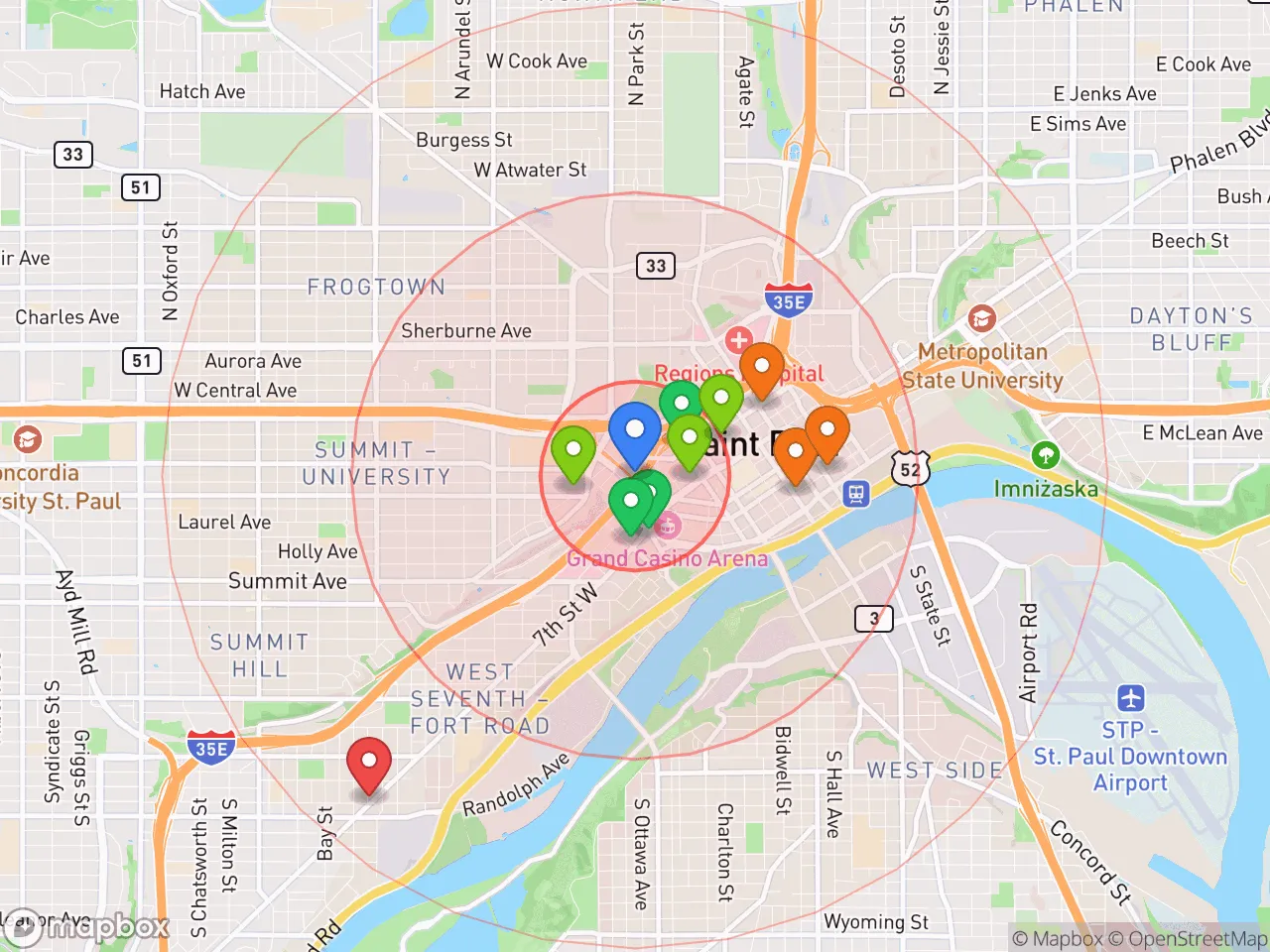 Hood Index scan area